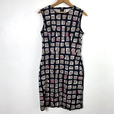 Kate Spade Dress Look for the Silver Lining Geometric Sleeveless Size 8
