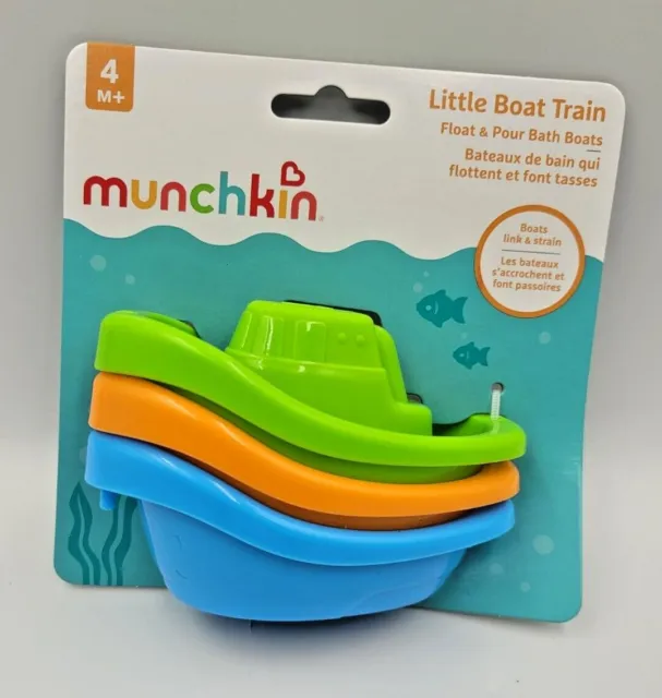 Munchkin Little Boat Train Bath Sand Toy Set Baby Toddler