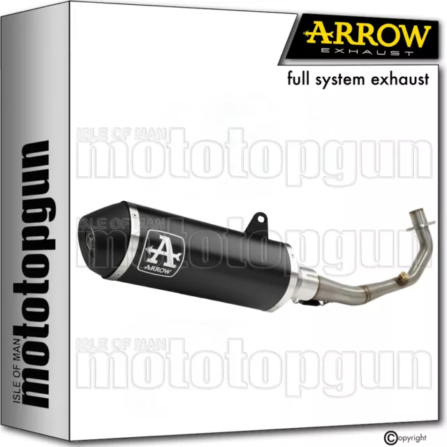 Arrow Full Exhaust Open Rc Urban Black Piaggio Vespa Primavera 125 3V 2022 22