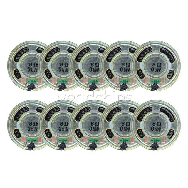 10PCS 8ohm Loud Speaker 8Ω 0.5W Small Trumpet 36mm Diameter Loudspeaker New