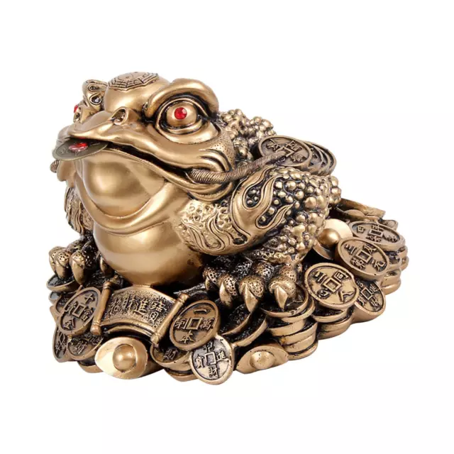 Feng Shui – Figurine de crapaud de richesse, grenouille à trois pattes,