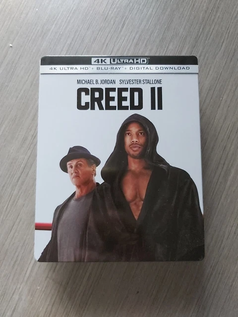 Blu Ray Steelbook 4K " Creed 2 " Avec Vf ( Édition Zavvi)