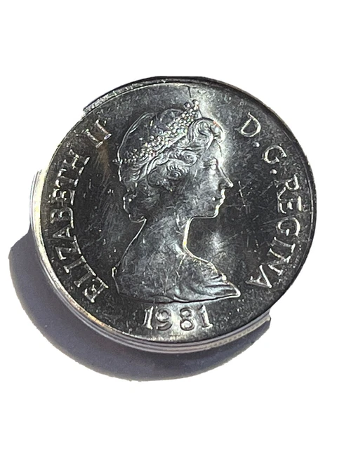 1981 Turks & Caicos 1/4 Crown Graded MS64 by ANACS