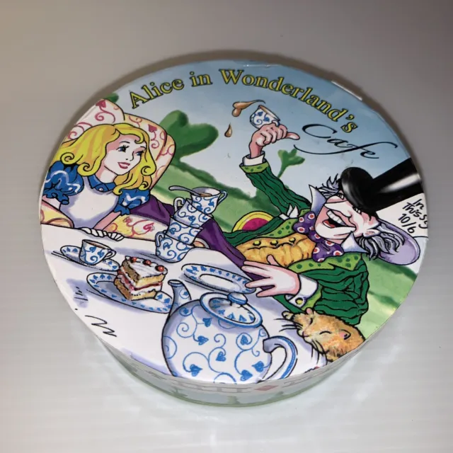 Alice in Wonderland’s Teaparty Cafe Paul Cardew 2010 Drink Coasters Set of 4 Box