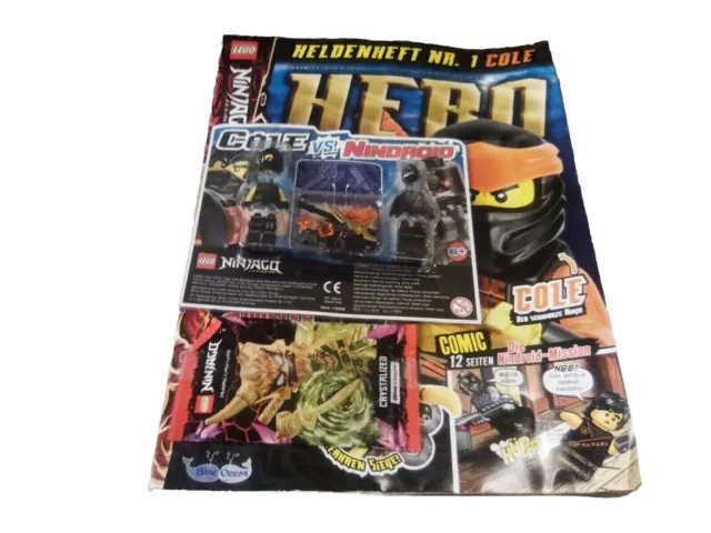 LEGO Ninjago Heldenheft Hero Cole vs. Nindroid Karten Magazin Nr. 1/24 NEU OVP