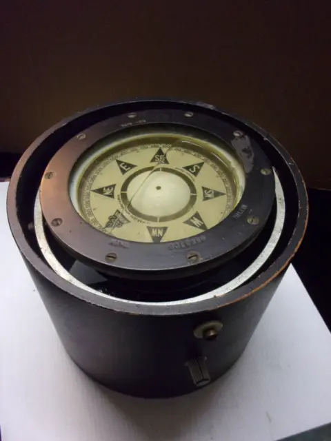 Robertson Autopilot marine compass CD 109, 10" diameter NORWAY