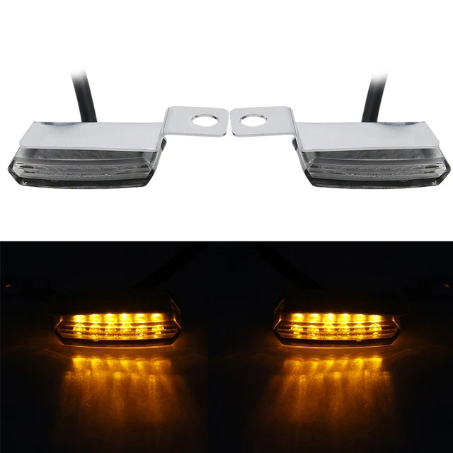 LED Turn Signal Light Mini Flowing Water Blinker Flashing Indicators For Motor