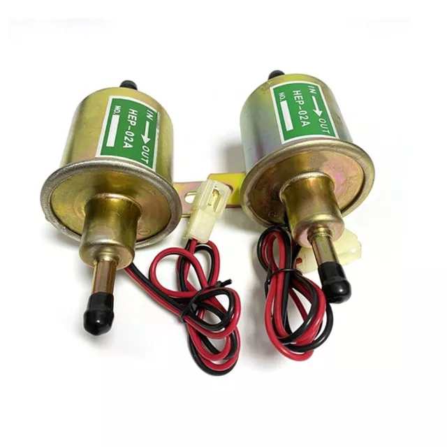 Gasoline Electric Fuel Pump HEP-02A 12V 24V Car Motorcycle Fuel Transfer Pump