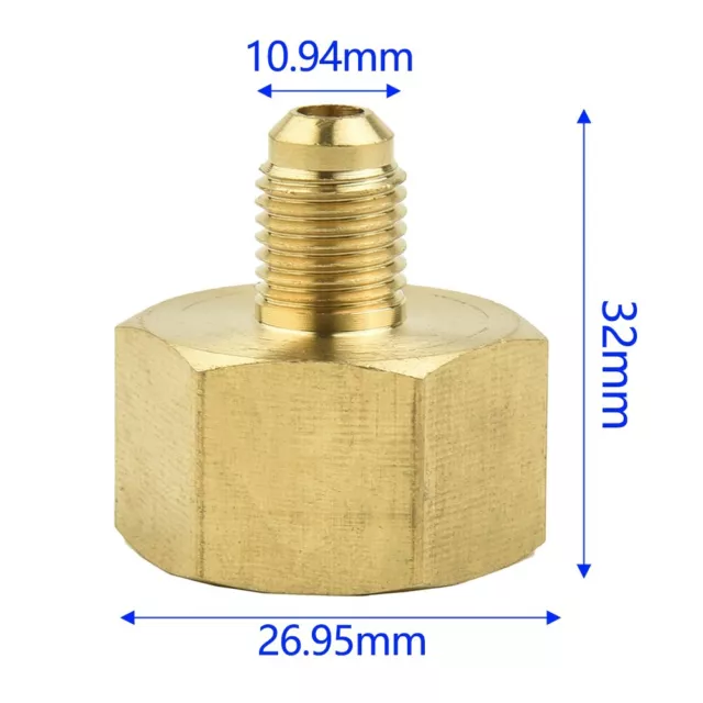 Klimaanlagen Adapter Flaschenadapter für R134A 5/8 auf 1/4'' SAE Gewinde