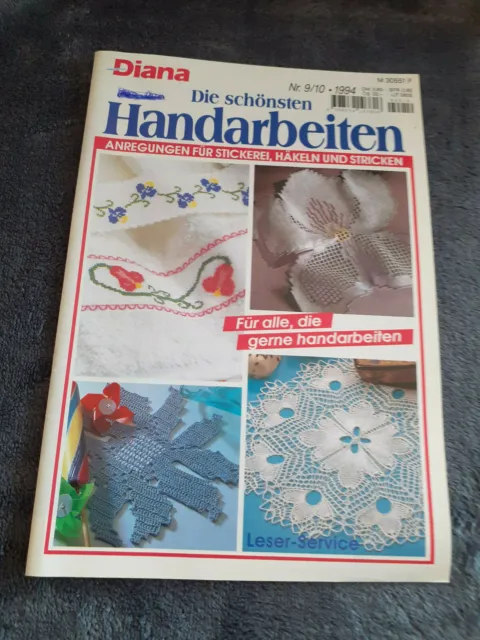 Diana - Die schönsten Handarbeiten Nr. 9/10-1994 - Deckchen, Läufer & Spitzen