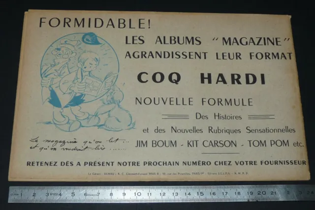 Petit Format Supplement N°71 Coq Hardi 1950 Kit Carson Piste Du Sud Eo 3