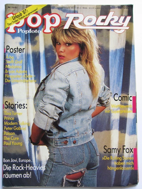 Pop Rocky 13/1987 – Samantha Fox, A-Ha, Steffi Graf, Madonna, Bryan Adams - Komp