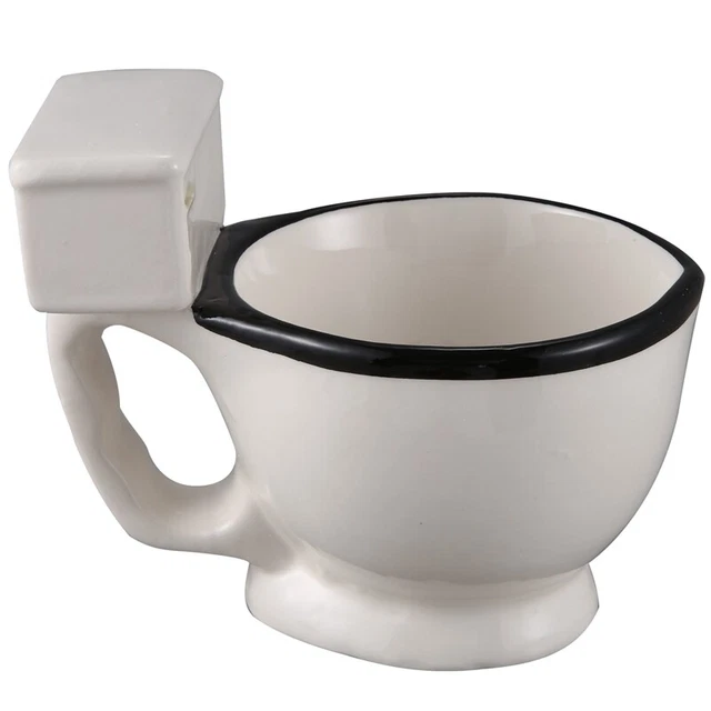 Neuheit WC Keramik Becher mit 300Ml Kaffee Tee Milch Eis Becher Lust H6S7