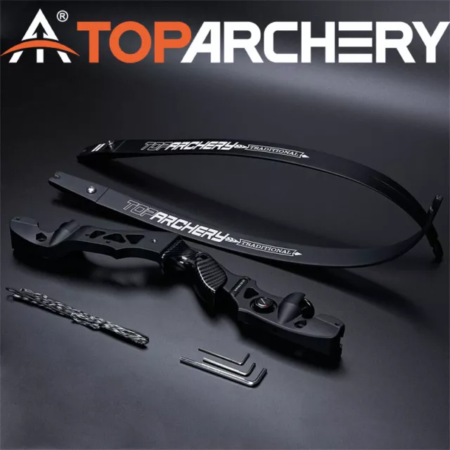 TOPARCHERY 62" Takedown ILF Recurve Bow Right Hand Hunting Competition Athletic