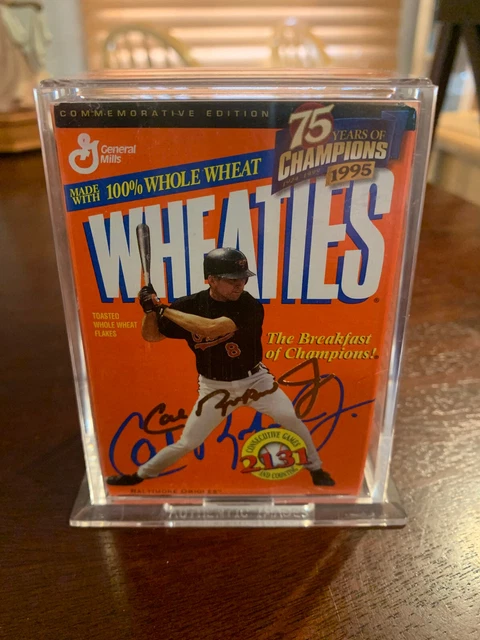 Mini Wheaties Box 75 Years of Champions 24K Gold CAL RIPKEN, JR.!