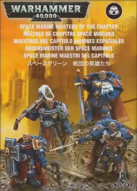 Warhammer 40k Space Marines Masters of the Chapter -- NEW in BOX OOP finecast