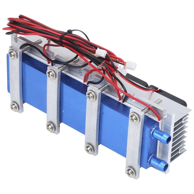 Parte radiatore accessori 180x62 mm 1 pz 288 W blu + argento squisito termoelettrico