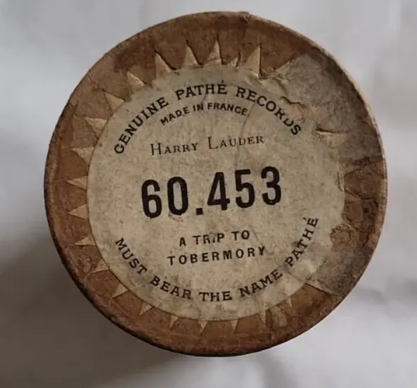 Pathe Records Phonograph Wax Cylinder, A Trip to Tobermory 60.453, CASE ONLY