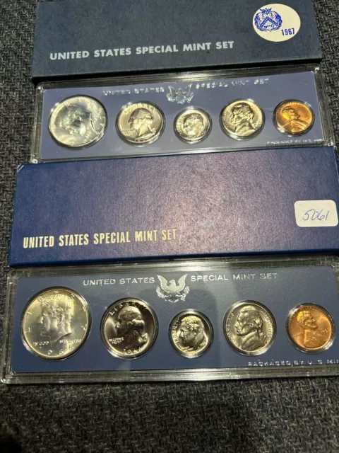 1966 And 1967 United States Special Mint Sets