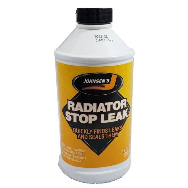 Johnsen Radiator Stop Leak Quickly finds Leaks & Seal Them USA 12oz | 01 Unit