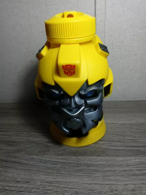 2012 Hasbro Universal Studio Transformers Bumblebee Drink Water Bottle  Container
