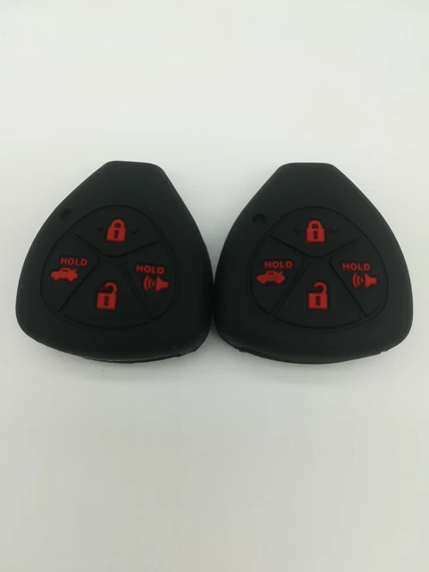2*Silicon key cover For Toyota 4Runner Tacoma Avalon Camry Corolla RAV4 Prius