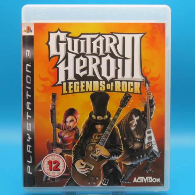 Guitar Hero III: Legends of Rock - PlayStation 3 - PS3 - (Game Only)