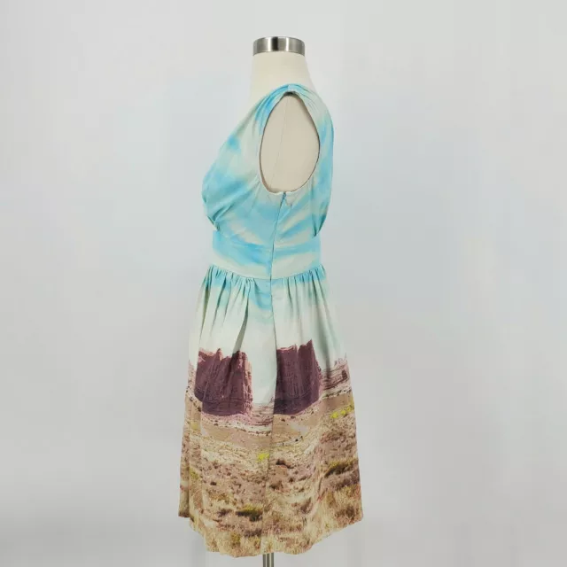 Plenty by Tracy Reese NWT Desert Scene Silk Broadcloth Dress sz 2 $278 3