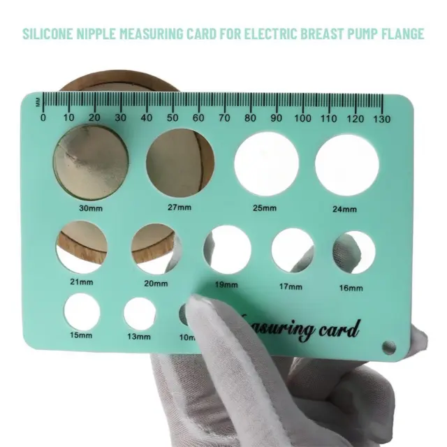 Soft Silicone Measurement Tool Nipple Ruler Breast Pump Flange Sizing Tools
