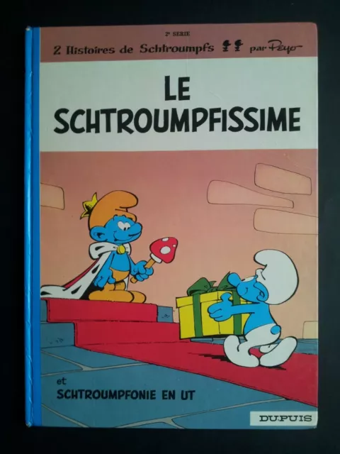 Le Schtroumpfissime  Payo  1984 Dupuis  2 Histoires de Schtroumpfs