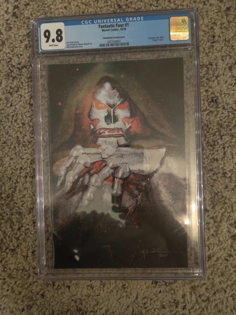 Fantastic Four 1 (5) Cgc 9.8  Sienkiewicz Doctor Doom Virgin Variant 2018 Htf