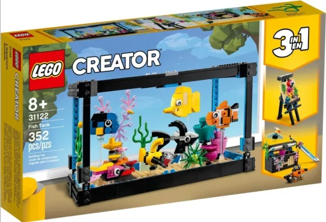 LEGO 31122 Fish Tank Retired Creator 3 In 1 Set New Sealed GREAT CHRISTMAS GIFT