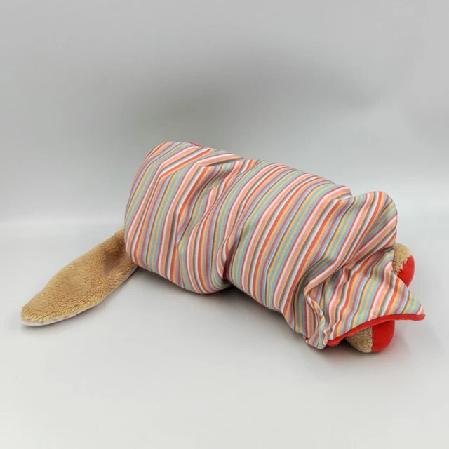Doudou lapin beige jaune bleu rouge mouchoir SIMBA TOYS NICOTOY - 32572