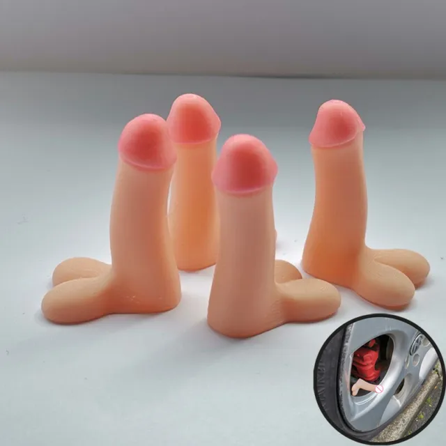 Nouveauté Pneu De Vélo De Voiture Willy Pénis Dick Valve Bouchons Anti- .