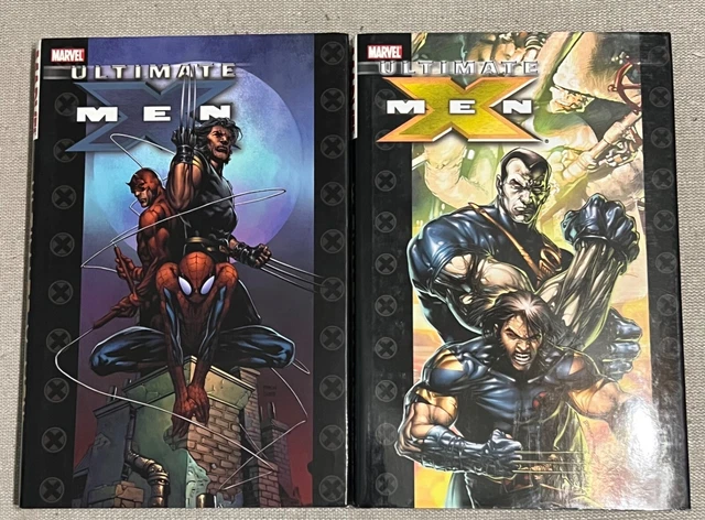 Marvel Hardcover Comic Book Lot Of 2 Ultimate X Men Vol 4 5