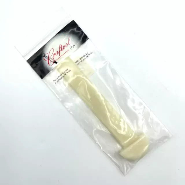 Carpeta ósea encuadernación de pliegues de cuero bronceado plástico #8116