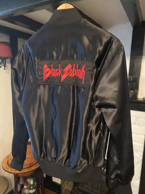 Black Sabbath Ozzy Osbourne rare true vintage 1970s bomber tour jacket