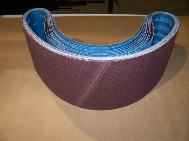 Premium  A/O,  X-Weight  Sanding  Belts  6" X 48",  5 - Pack,  80-Grit