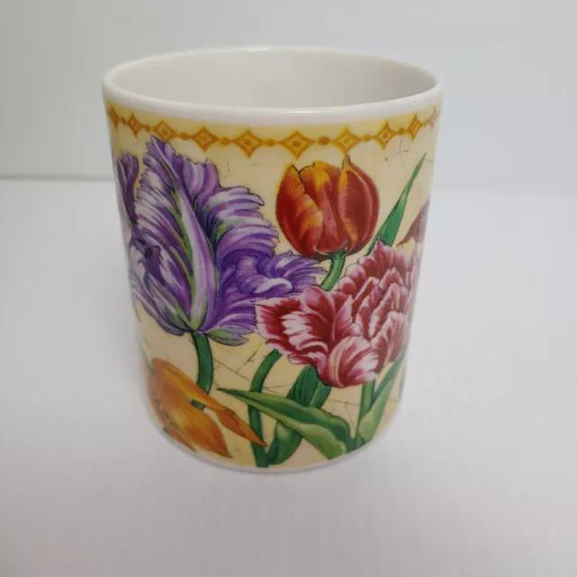 4x ROYAL DOULTON Mugs Expressions Dutch Florals Fine China Coffee Cups 3