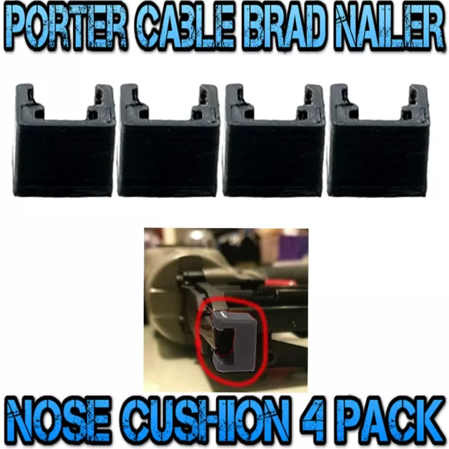 4 pack-Porter Cable BRAD NAILER Nose Cushion / Bumper 894742 BN125A *3D PRINTED*