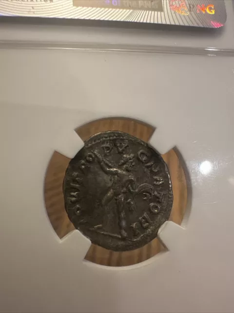 Roman Empire Severus Alexander AD 222-235 AR Denarius NGC XF 3