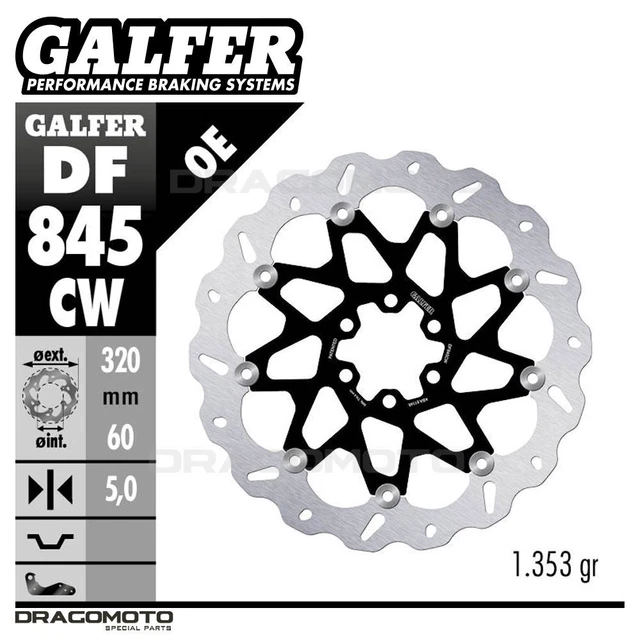 front brake rotor ガルファーフロントウェーブブレーキローター| DF660CW Galfer Front Wave Brake Rotor DF660CW