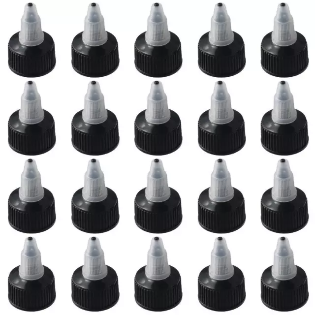 20PCS Neck Diameter 24mm Dispensing Caps  Seasoning, Glue, Paint Bottles
