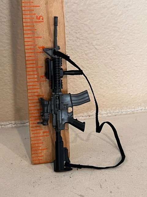1/6 scale Hasbro G.I. Joe 12" m4 machine gun rifle