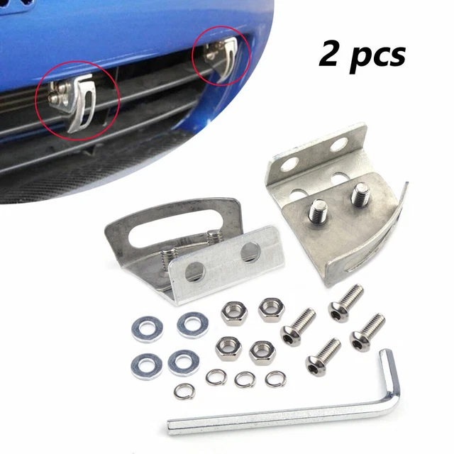 Car Angle Adjustable Bumper License Plate Relocator Bracket Holder Mount Support