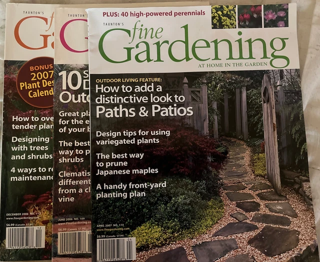 Fine Gardening Magazine Lot Of 4  Issues  #13-16 (1990)