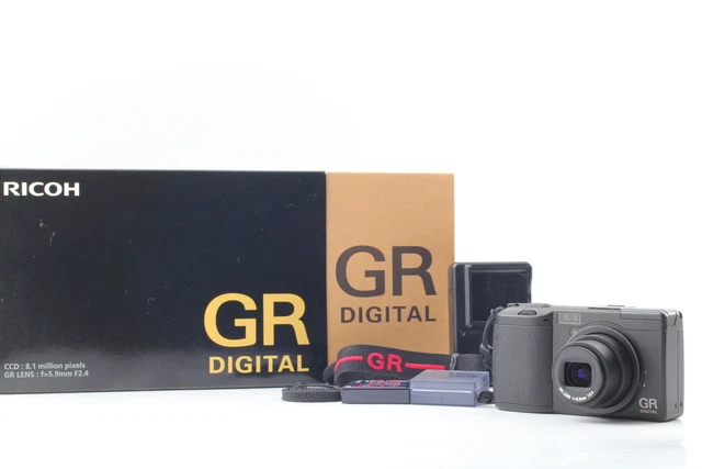 [MINT in BOX] Ricoh GR Digital 8.1MP Compact Digital Camera+accessory from JAPAN