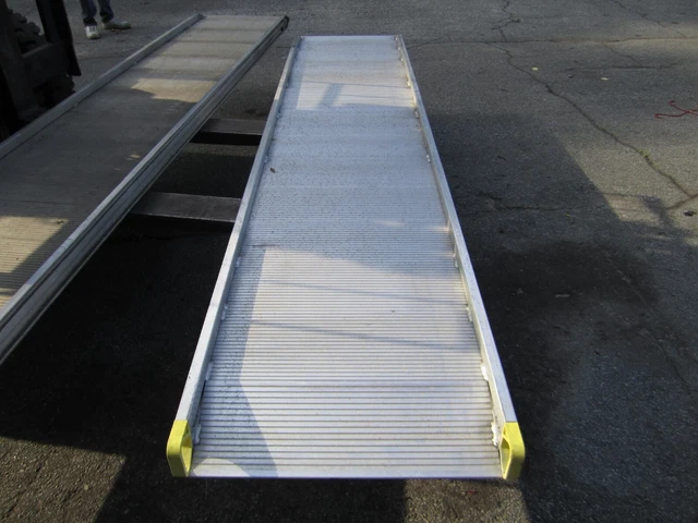 Aluminum Walk Ramp 10' 1" Commercial Truck boat dock Small Bridge More