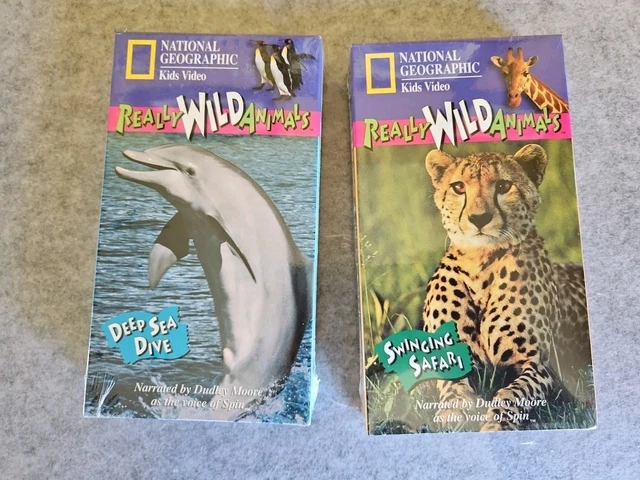 2 REALLY WILD Animals - Deep Sea Dive & Swinging Safari VHS