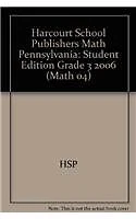HARCOURT SCHOOL PUBLISHERS MATH PENNSYLVANIA: STUDENT - Hardcover